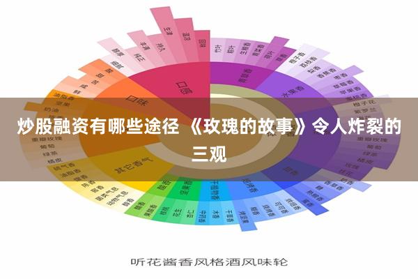 炒股融资有哪些途径 《玫瑰的故事》令人炸裂的三观