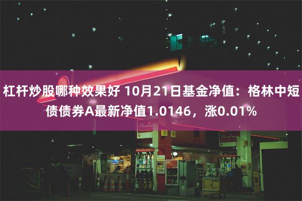 杠杆炒股哪种效果好 10月21日基金净值：格林中短债债券A最新净值1.0146，涨0.01%