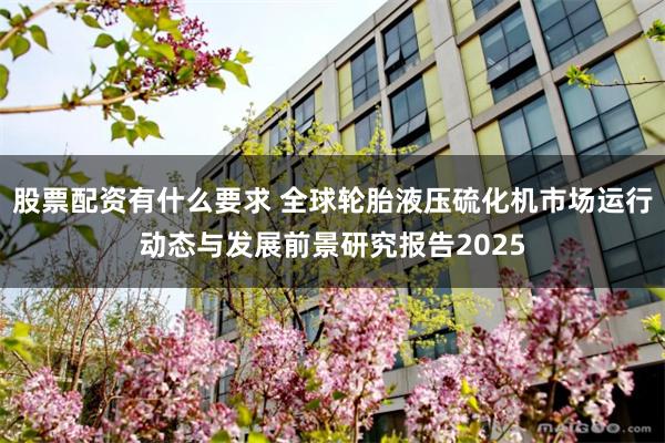 股票配资有什么要求 全球轮胎液压硫化机市场运行动态与发展前景研究报告2025